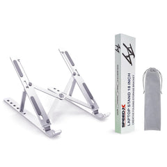 “Premium Adjustable Aluminum Laptop Stand – Ergonomic Cooling Design”