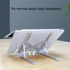 “Premium Adjustable Aluminum Laptop Stand – Ergonomic Cooling Design”