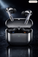 Erorex AirPods E-5 Pro TWS Wireless Bluetooth 5.3 Earbuds with ENC Noise Cancellation, Touch Control & Charging Case