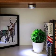 LED Tap Light – Wireless Stick‑On Touch Lamp for Closets & Cabinets"
