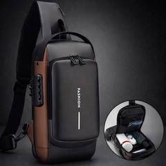 “Premium Anti‑Theft Sling Backpack – Sleek Minimalist Design with USB Charging Port”